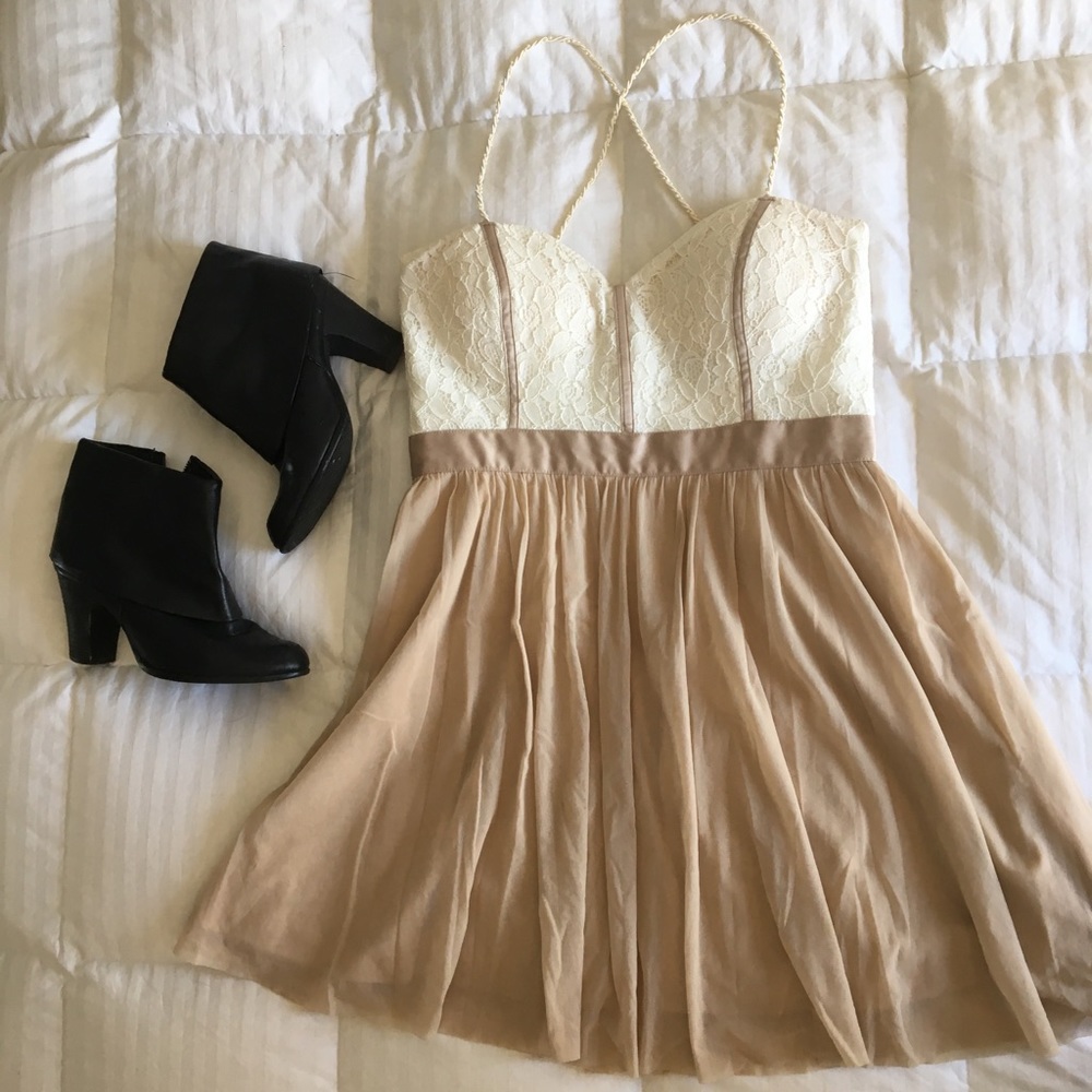 ASOS Dress with pearl beaded straps